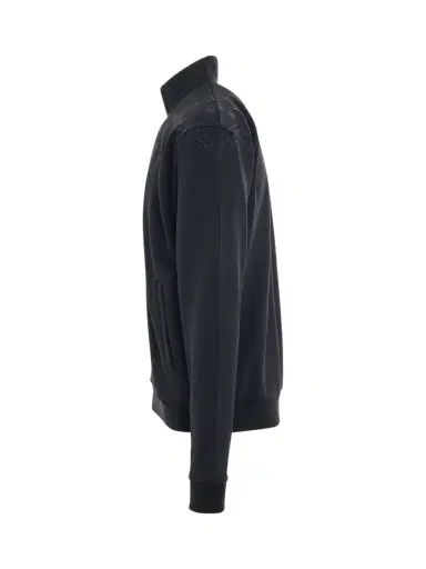Marcelo Burlon Bandana Slim Track Jacket in Black/anthracite Black | Thumbnail 2