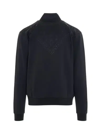 Marcelo Burlon Bandana Slim Track Jacket in Black/anthracite Black | Thumbnail 4