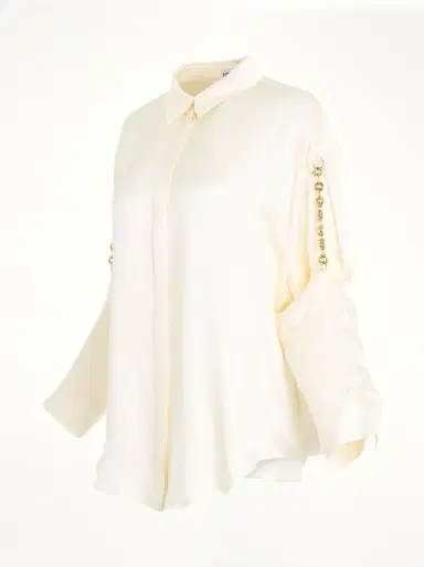 Loewe Chain Shirt in Ivory White | Thumbnail 3