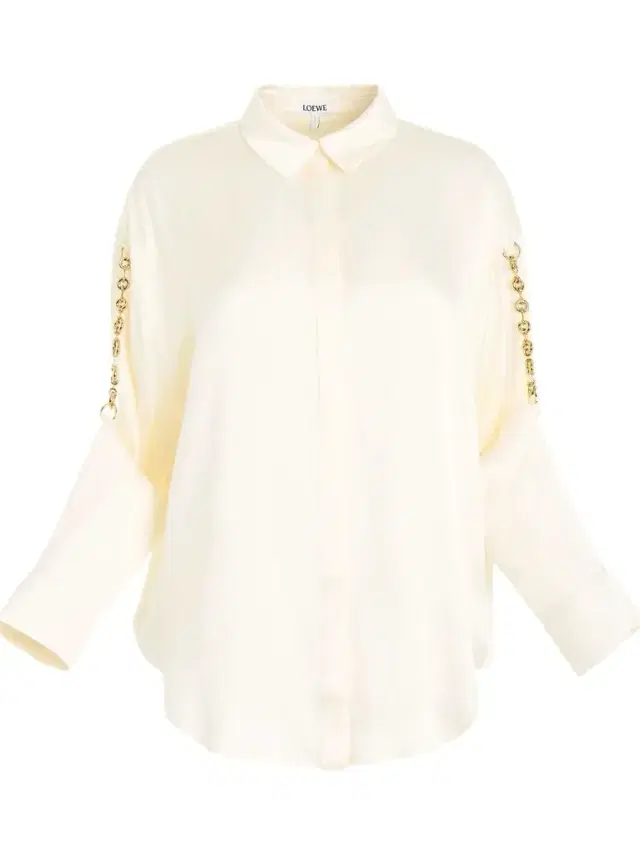 Loewe Chain Shirt in Ivory White