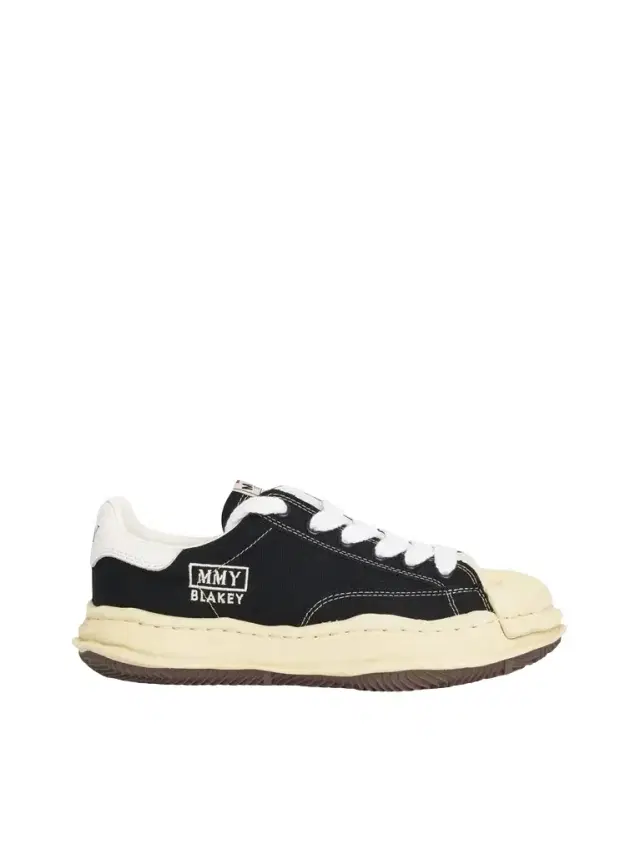 Maison MIHARA YASUHIRO Blakey OG Vintage Sneaker in Black/white Black