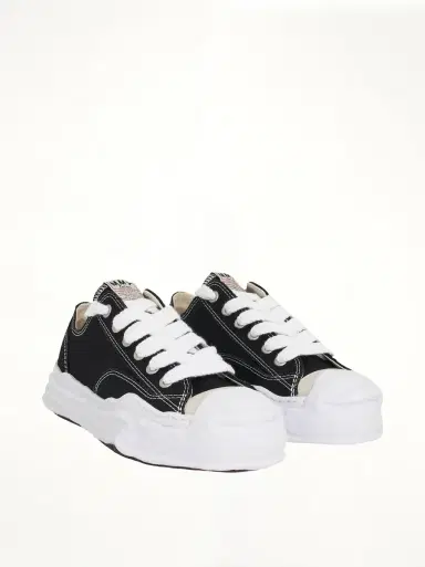 Maison MIHARA YASUHIRO Hank OG Sneaker in Black/white Black | Thumbnail 3