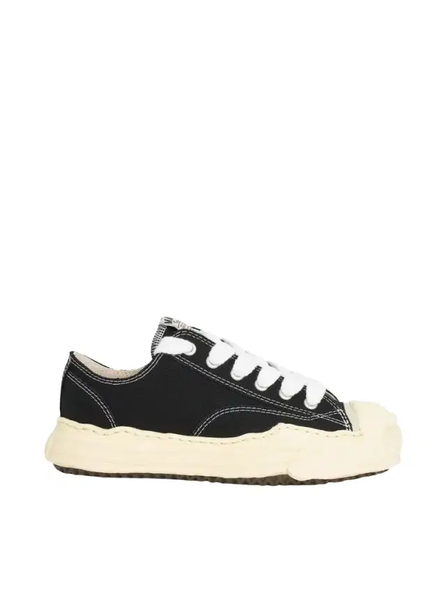 Maison MIHARA YASUHIRO Hank OG Vintage Sneaker in Black/white Black