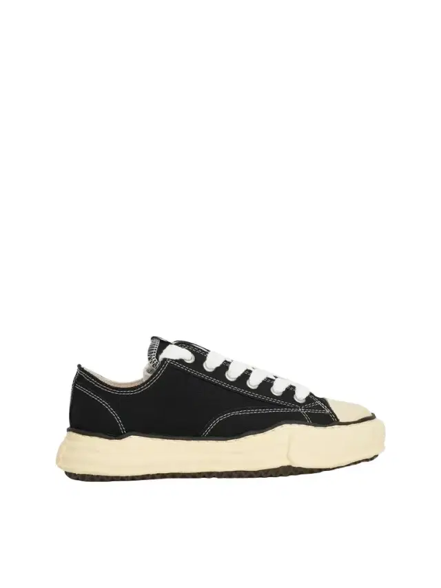 Maison MIHARA YASUHIRO Peterson OG Vintage Sneaker in Black/white Black