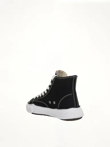 Maison MIHARA YASUHIRO Peterson OG High Sneaker in Black/white Black | Thumbnail 2