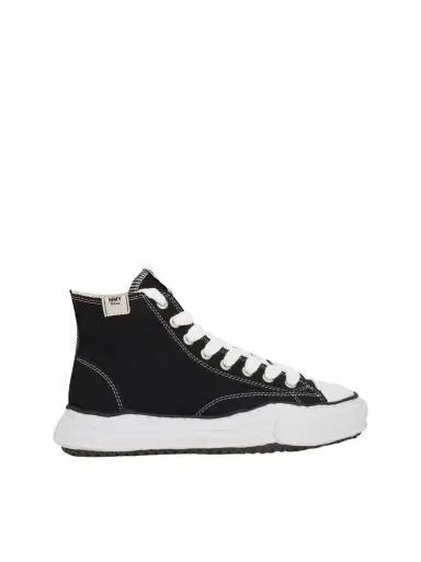Maison MIHARA YASUHIRO Peterson OG High Sneaker in Black/white Black | Thumbnail 1