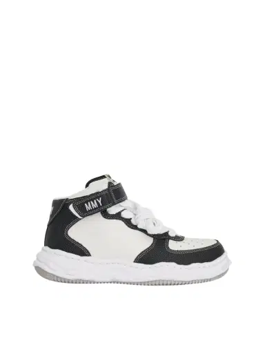 Maison MIHARA YASUHIRO Wayne OG High Sneaker in Black/white Black | Thumbnail 1