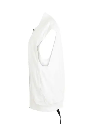RICK OWENS DRKSHDW Jumbo Flight Vest in Milk White | Thumbnail 2