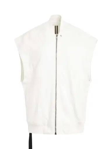 RICK OWENS DRKSHDW Jumbo Flight Vest in Milk White | Thumbnail 1