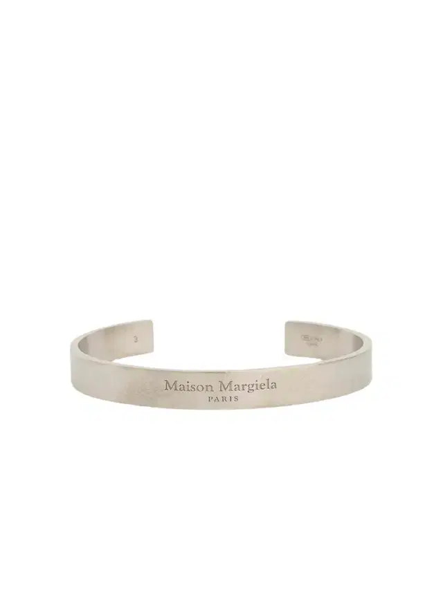Maison Margiela Large Margiela Logo Cuff Bracelet