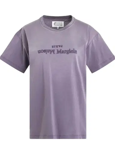 Maison Margiela Cotton Jersey Logo T-shirt in Washed | Thumbnail 1