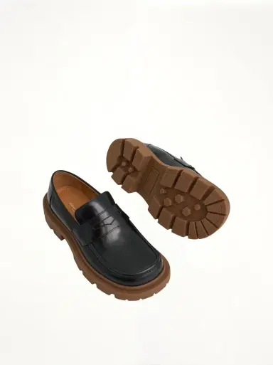 Maison Margiela Ivy Loafer in Black/honey Black | Thumbnail 4