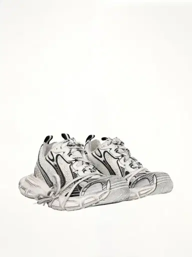 Balenciaga 3xl Sneaker in White/black White | Thumbnail 3
