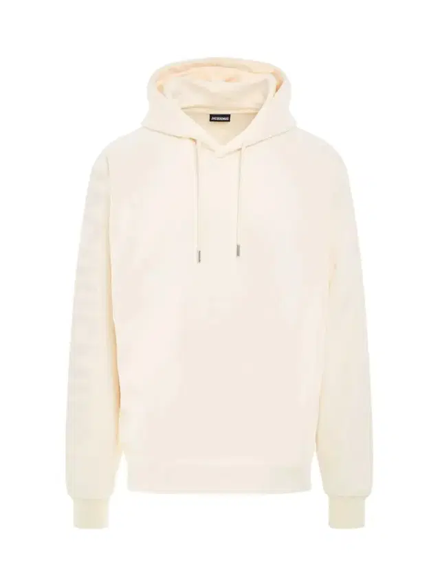 Jacquemus Typo Logo Hoodie in Light Beige