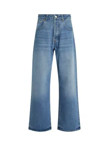 Jacquemus Le Denimes Large Jeans in Blue/tabac Blue | Thumbnail 1