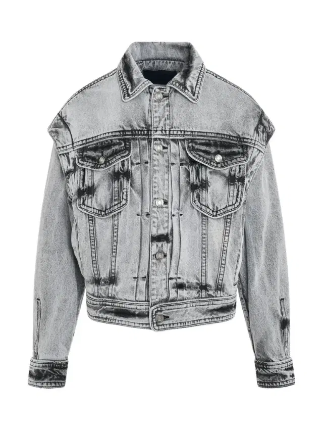 JUUNJ Sleeve Detachable Trucker Denim Jacket