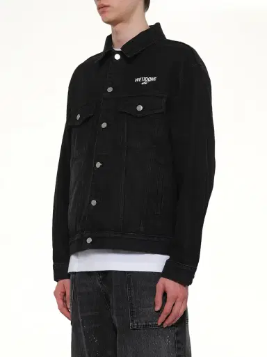 We11Done 1506 Logo Loose-fit Denim Trucker Jacket | Thumbnail 2