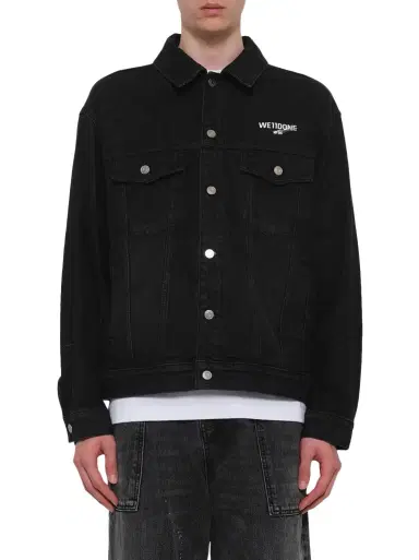 We11Done 1506 Logo Loose-fit Denim Trucker Jacket | Thumbnail 1