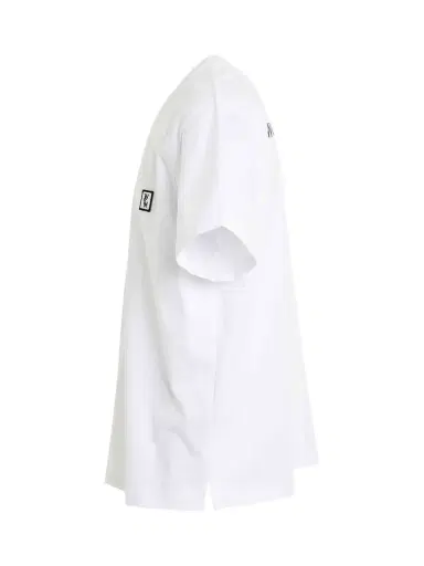 WOOYOUNGMI Wym Patch Logo T-shirt in White/black White | Thumbnail 2