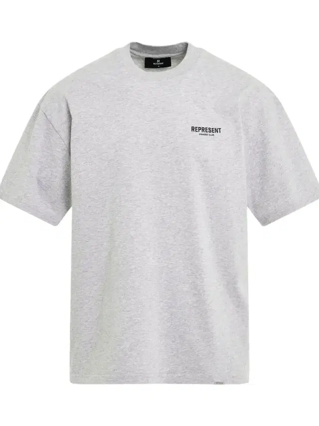 Represent New Represent Owners Club T-shirt in Ash Grey/black Grey