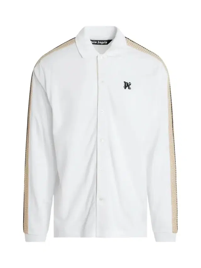 Palm Angels Monogram Track Long Sleeve Polo