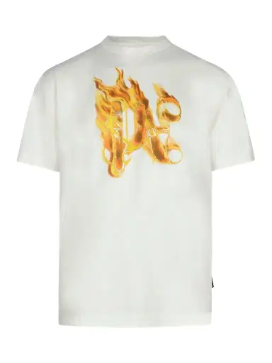 Palm Angels Burning Monogram T-shirt | Thumbnail 1