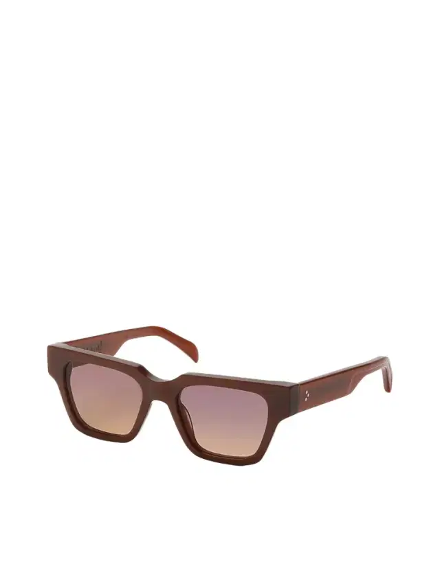 G.O.D Thirty Five Bark Sunglass With Purple Yellow Lens
