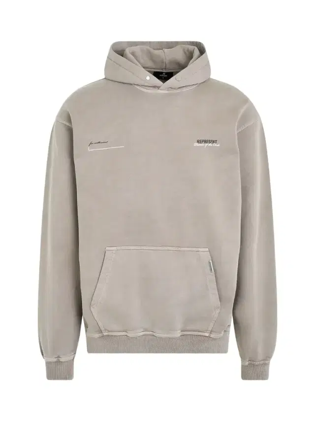 Represent Patron of The Club Hoodie in Mudstone Grey