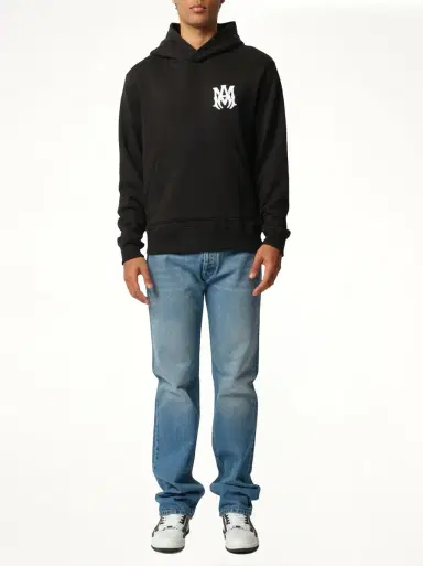 AMIRI MA Core Logo Hoodie in Black/white | Thumbnail 4 AMIRI MA Core Logo Hoodie in Black/white | Thumbnail 4
