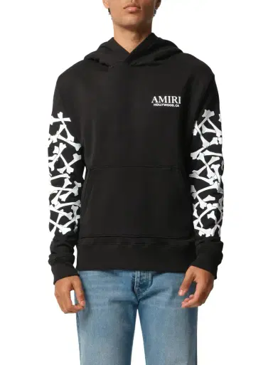 AMIRI Bones Stacked Hoodie | Thumbnail 1 AMIRI Bones Stacked Hoodie | Thumbnail 1
