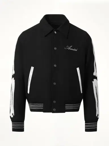AMIRI Bones Jacket in Black/white | Thumbnail 3