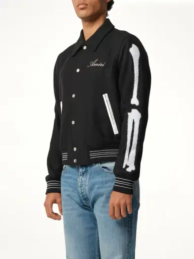 AMIRI Bones Jacket in Black/white | Thumbnail 5