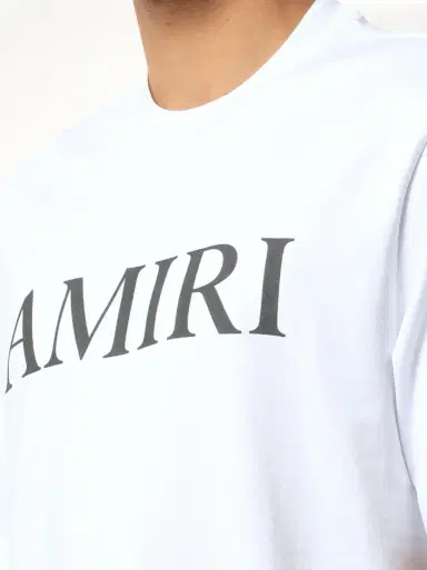 AMIRI Amiri Core Logo T-shirt in White/black | Thumbnail 2 AMIRI Amiri Core Logo T-shirt in White/black | Thumbnail 2