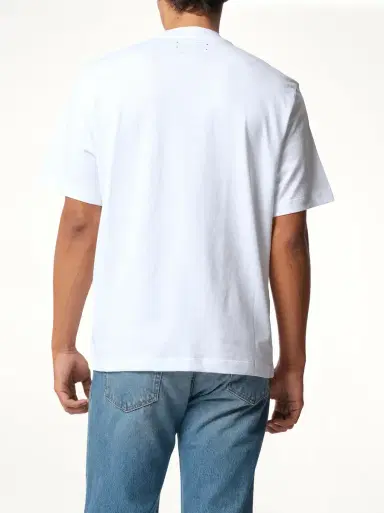 AMIRI Amiri Core Logo T-shirt in White/black | Thumbnail 6 AMIRI Amiri Core Logo T-shirt in White/black | Thumbnail 6