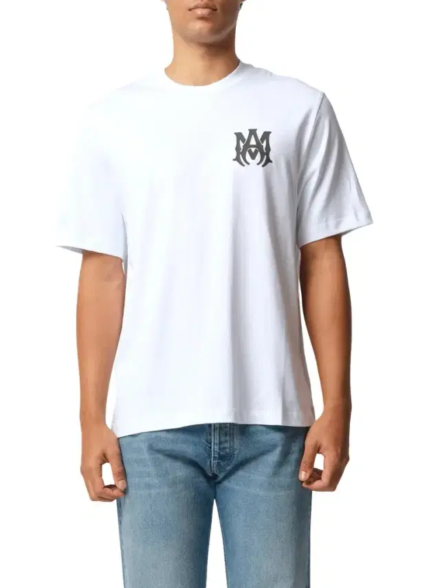 AMIRI MA Core Logo T-shirt in White/black