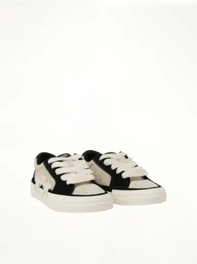 AMIRI Sunset Skate Low Sneaker in Birch/black Black | Thumbnail 3