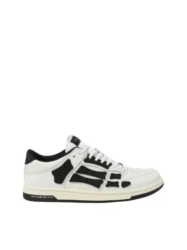 AMIRI Skeleton Low Sneaker in White/black White | Thumbnail 1