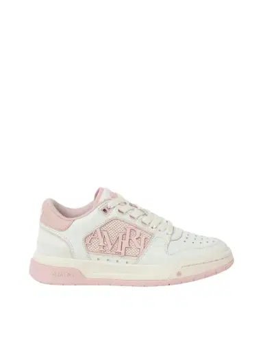 AMIRI Classic Low Sneaker in White/pink | Thumbnail 1 AMIRI Classic Low Sneaker in White/pink | Thumbnail 1