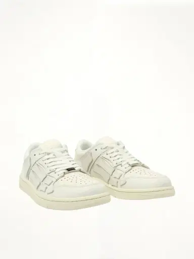 AMIRI Skeleton Sneaker in White/vintage White | Thumbnail 3 AMIRI Skeleton Sneaker in White/vintage White | Thumbnail 3