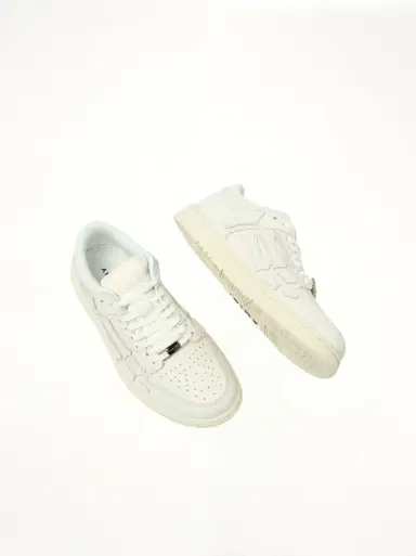 AMIRI Skeleton Sneaker in White/vintage White | Thumbnail 4 AMIRI Skeleton Sneaker in White/vintage White | Thumbnail 4