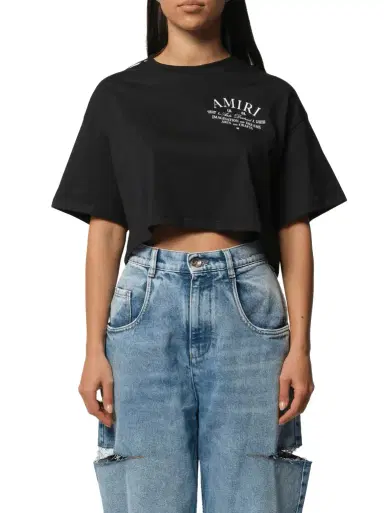 AMIRI Arts District Cropped T-shirt | Thumbnail 1