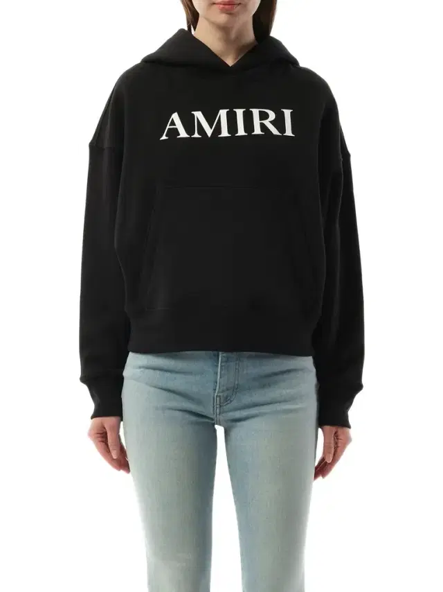 Amiri Core Logo Hoodie in Black/white Amiri Core Logo Hoodie in Black/white