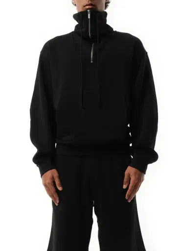 Helmut Lang Funnel Neck Sweatshirt | Thumbnail 1 Helmut Lang Funnel Neck Sweatshirt | Thumbnail 1