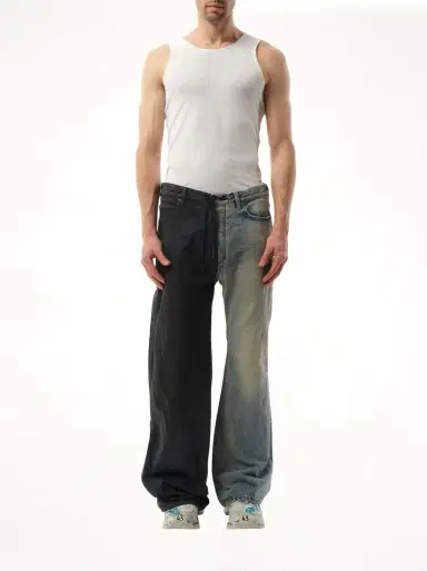 Balenciaga Fifty-fifty Pants in Grey/blue Grey | Thumbnail 4 Balenciaga Fifty-fifty Pants in Grey/blue Grey | Thumbnail 4