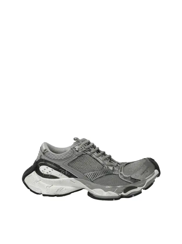 Balenciaga Stapler Sneaker in Grey/silver/black/white Grey