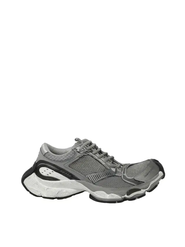Balenciaga Stapler Sneaker in Grey/silver/black/white
