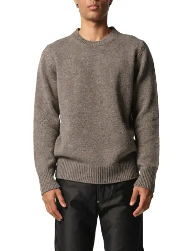Maison Margiela Wool Knit Sweater in Grey/brown Grey | Thumbnail 1