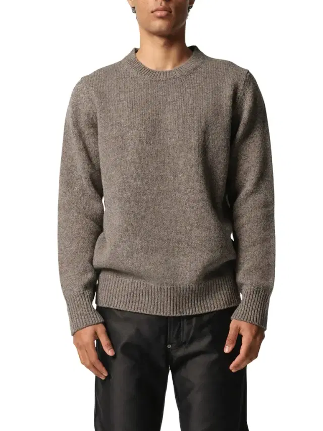 Maison Margiela Wool Knit Sweater in Grey/brown Grey