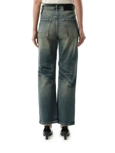 FAX COPY EXPRESS Vintage Washed Straight-cut Jeans | Thumbnail 6 FAX COPY EXPRESS Vintage Washed Straight-cut Jeans | Thumbnail 6