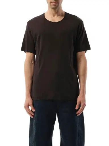 Lemaire Rib U Neck T-shirt | Thumbnail 1 Lemaire Rib U Neck T-shirt | Thumbnail 1